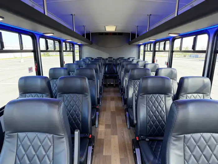 35 passenger minibus inside