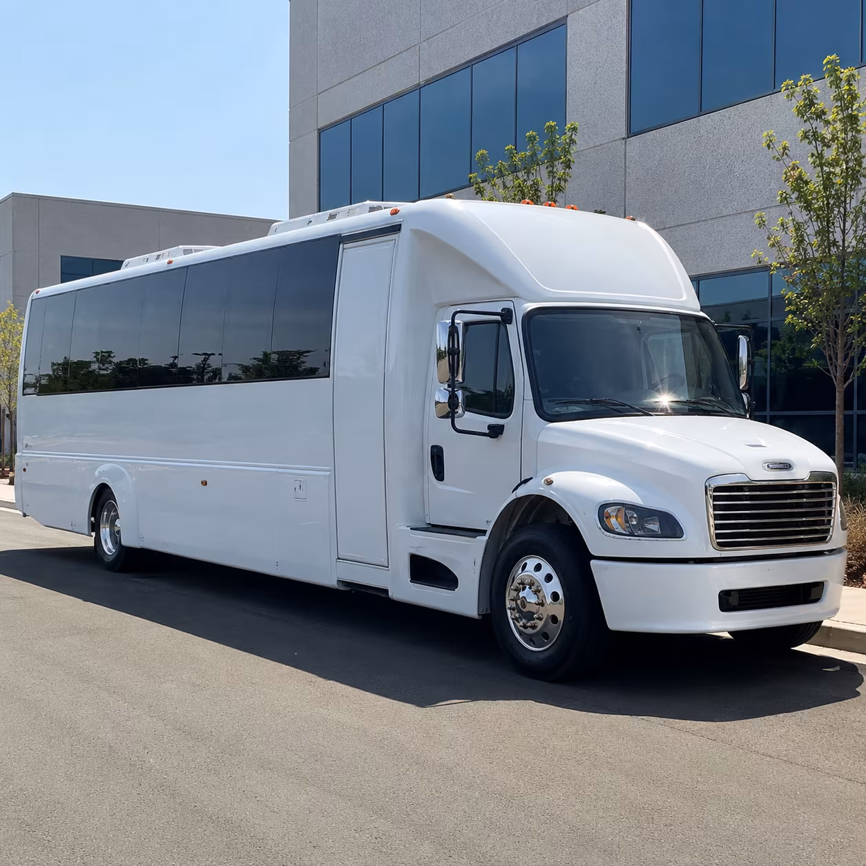 allen 25 passenger party bus