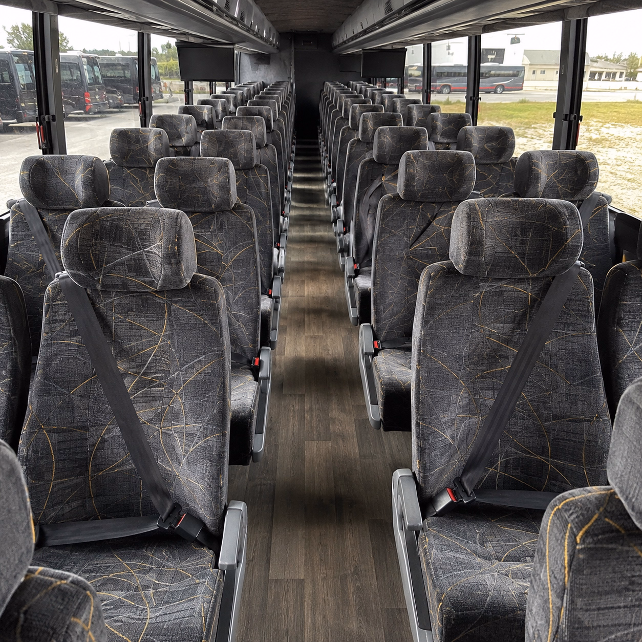 allen charter bus interior gallery