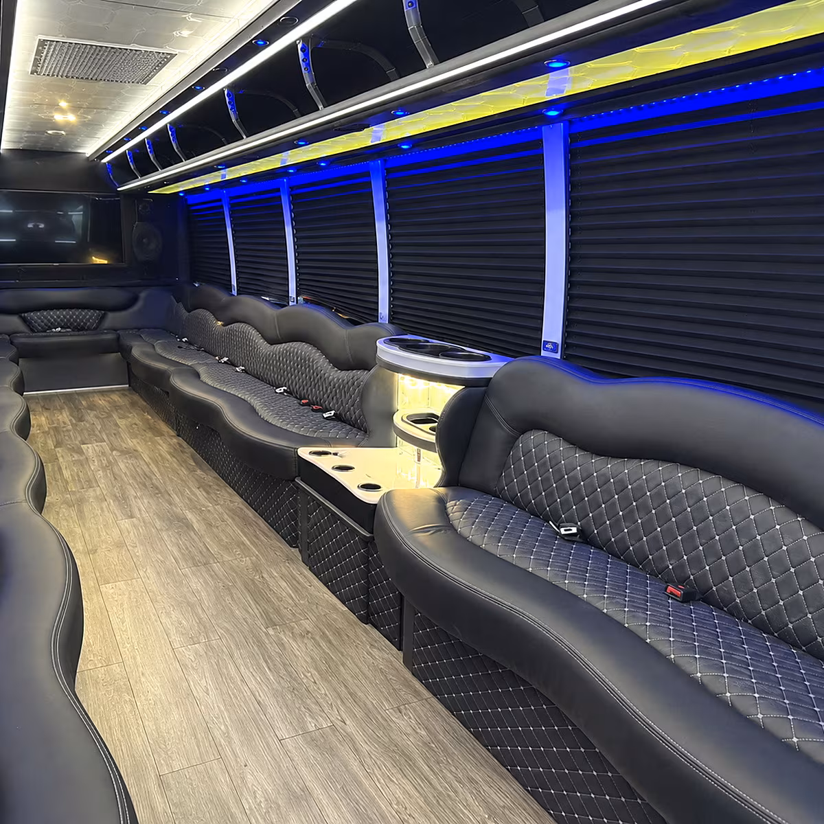 allen party bus rentals inside