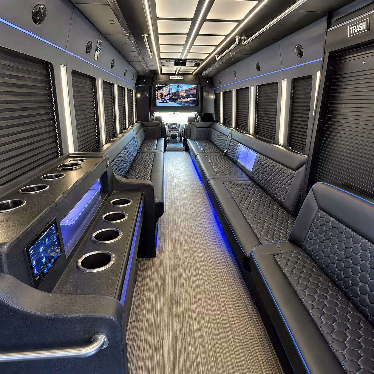 allen quinceanera sweet 16 party bus rental