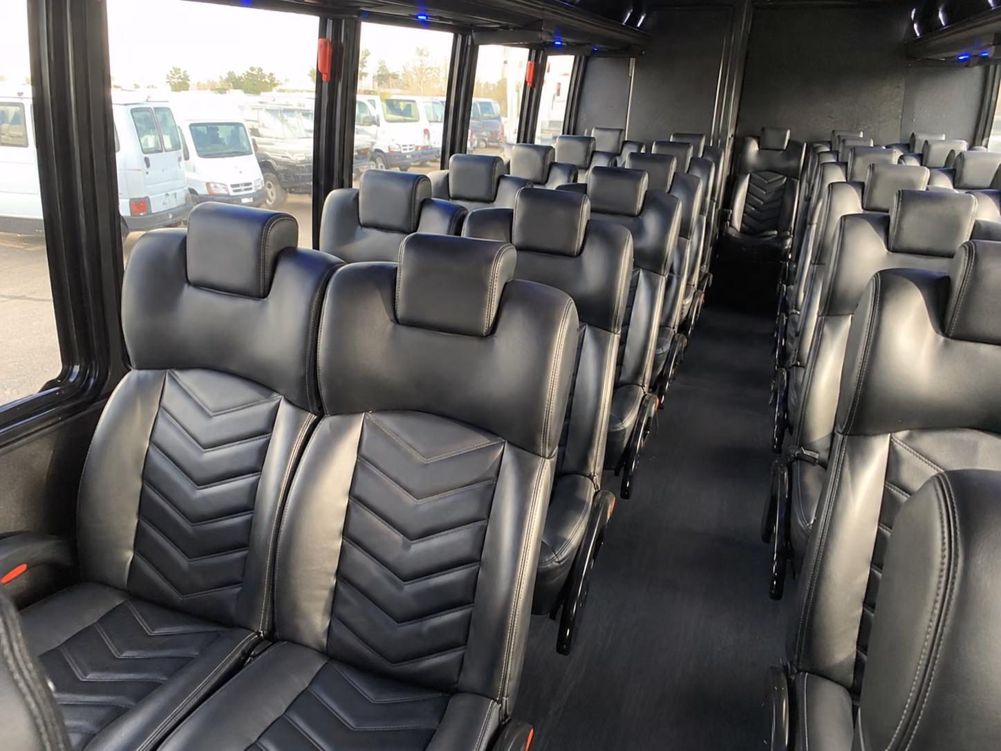 allen wine tour brewery transportation onboard seating
