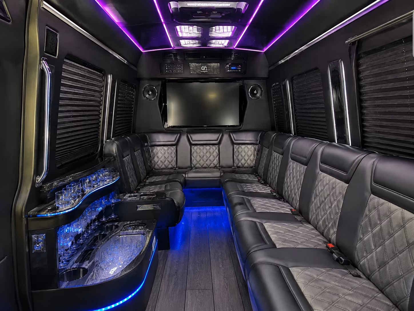 corporate event buses between allen and the dfw metroplex